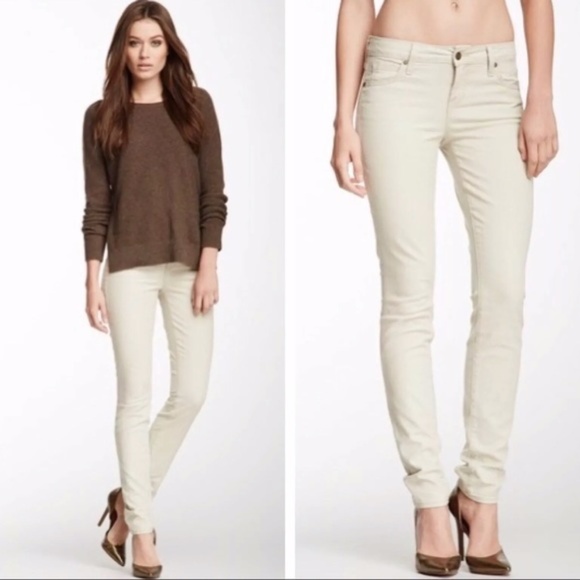 VINCE Crop Skinny Ankle Stretch Khaki Jeans Pants - Picture 2 of 16
